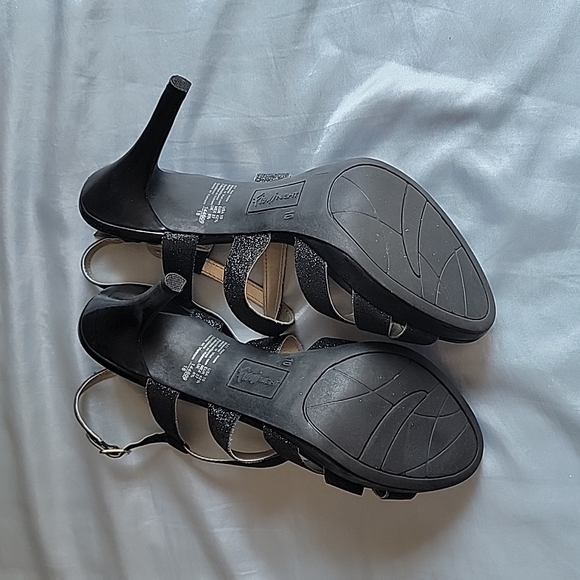 EUC blacks sparkly heels sz 10 Fiona Night - Picture 5 of 6